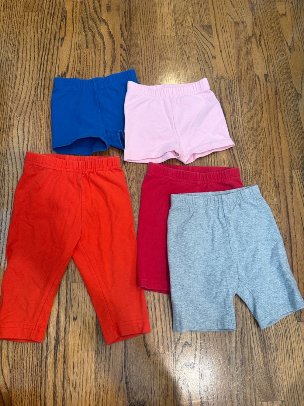 Hanna Andersson Toddler Basics Shorts and Capris Leggings Set - Multicolor 3T